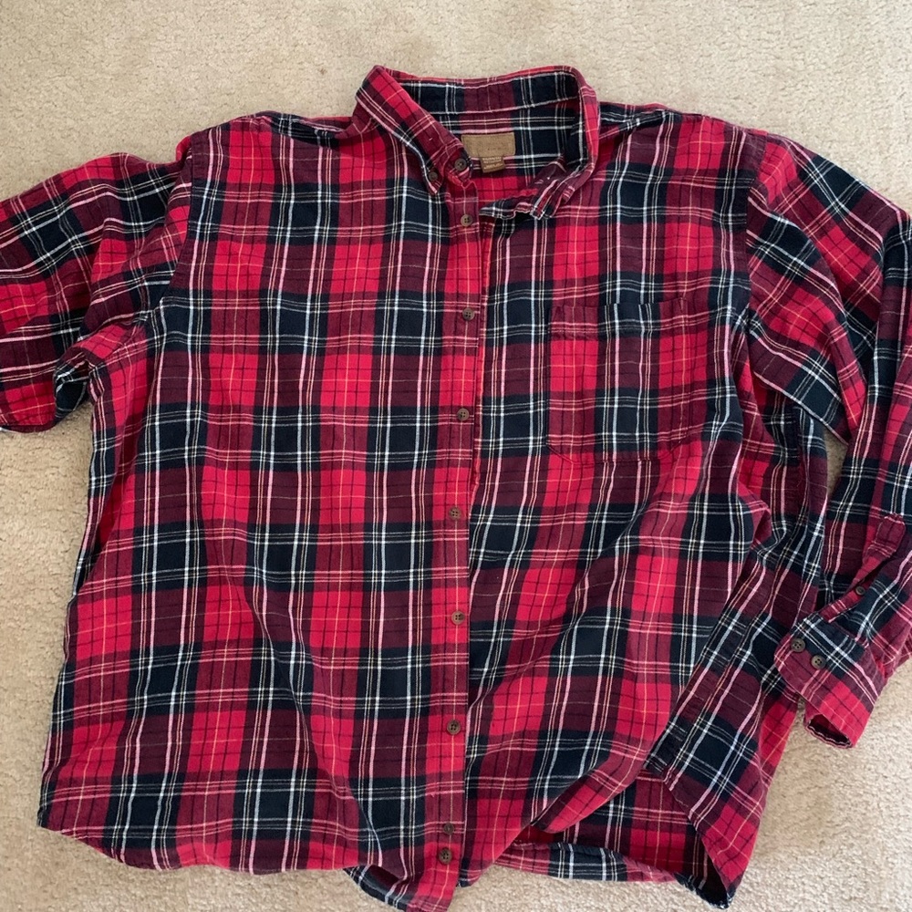 MENS OVERSIZED FLANNEL SIZE 3XL
